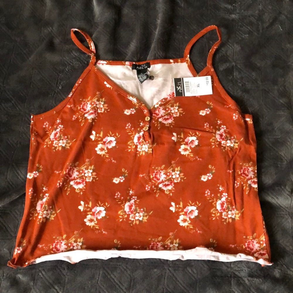 Floral crop top